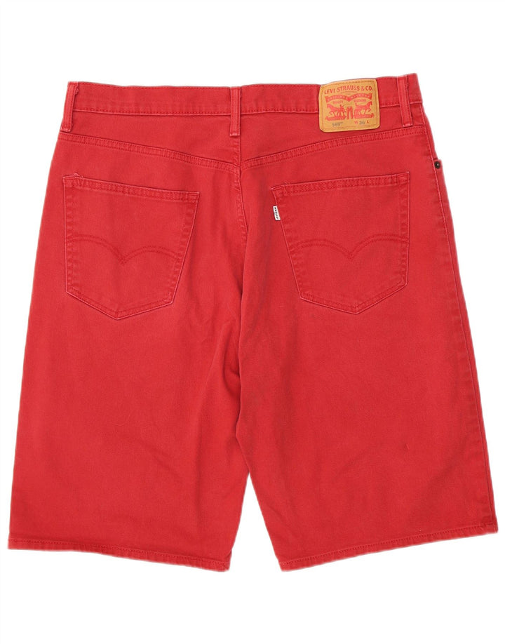 LEVI'S Short en Jean 569 Homme W36 Grand Rouge Coton