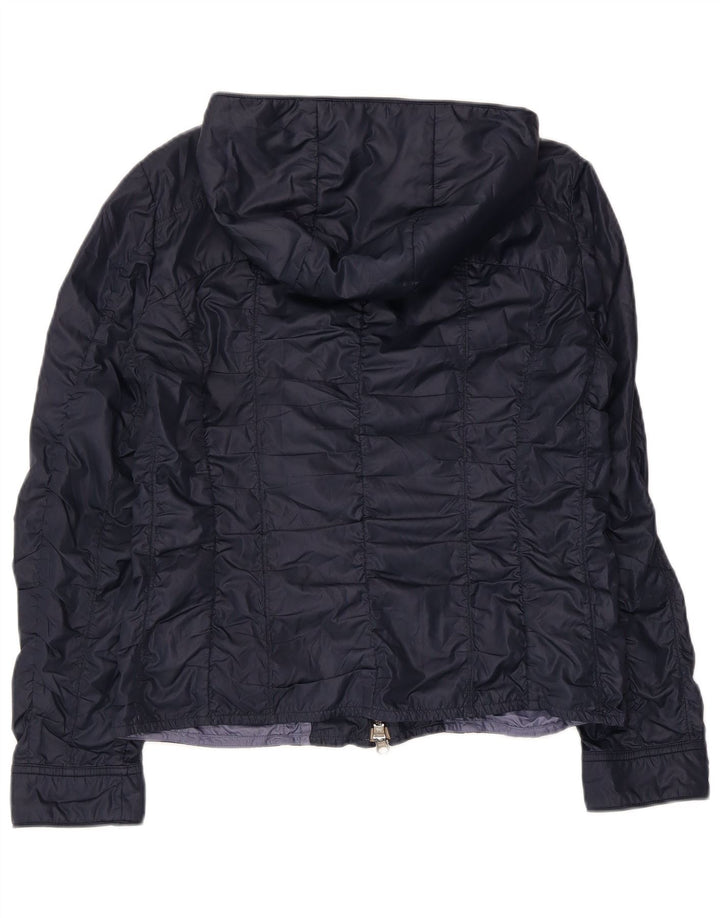 HOGAN Veste Bomber À Capuche Femme IT 44 Bleu Marine Moyen