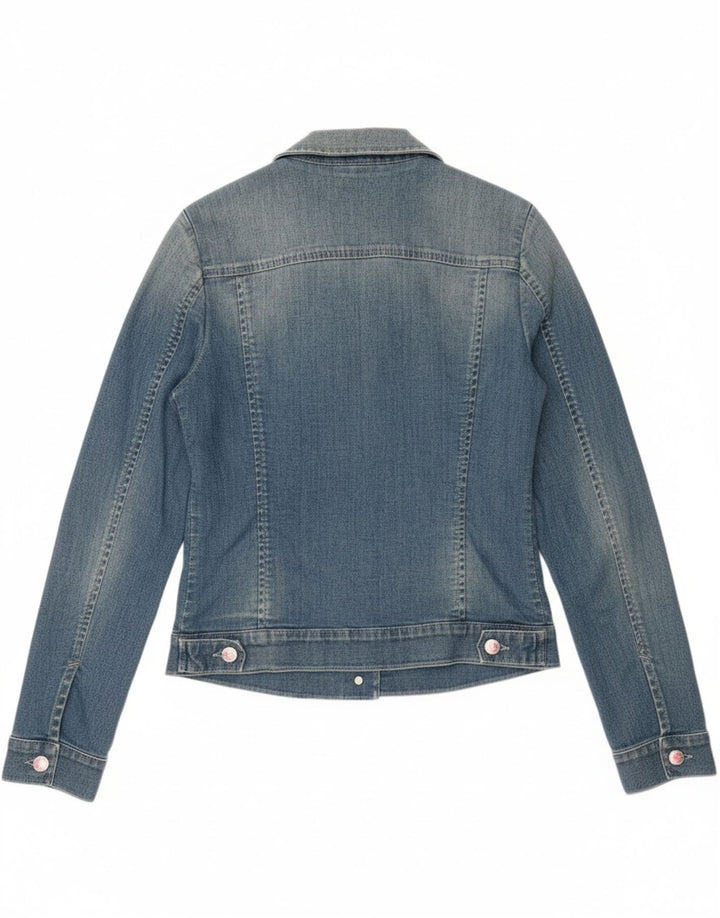 HARMONT & BLAINE Womens Denim Jacket IT 40 Small Blue Cotton