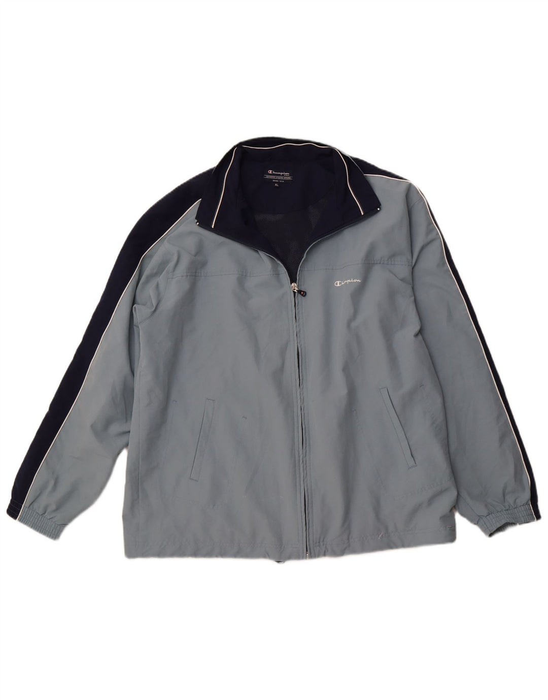 CHAMPION Veste de Survêtement Homme XL Bleu Colorblock Polyester