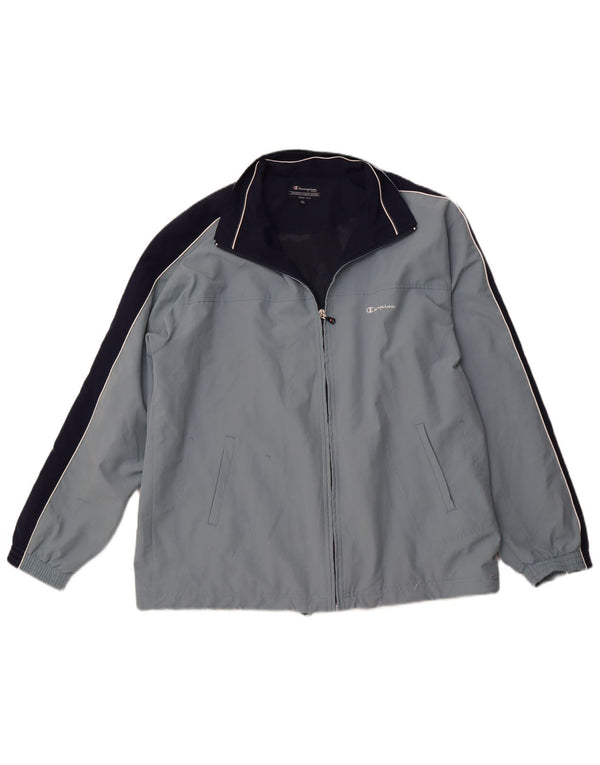CHAMPION Veste de Survêtement Homme XL Bleu Colorblock Polyester