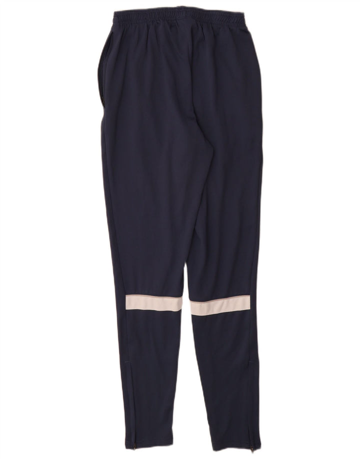 Nike Pantalon de survêtement Dri Fit pour homme Taille S Bleu marine Colorblock Polyester