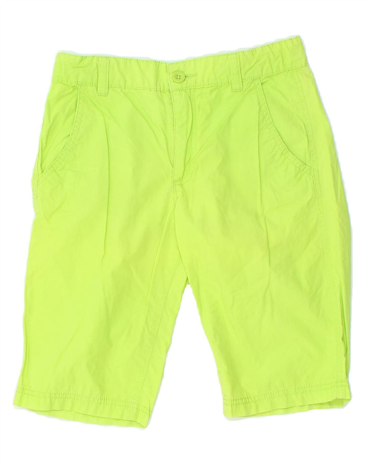 BENETTON Boys Casual Shorts 10-11 Years XL W28 Green Cotton | Vintage Benetton | Thrift | Second-Hand Benetton | Used Clothing | Messina Hembry 