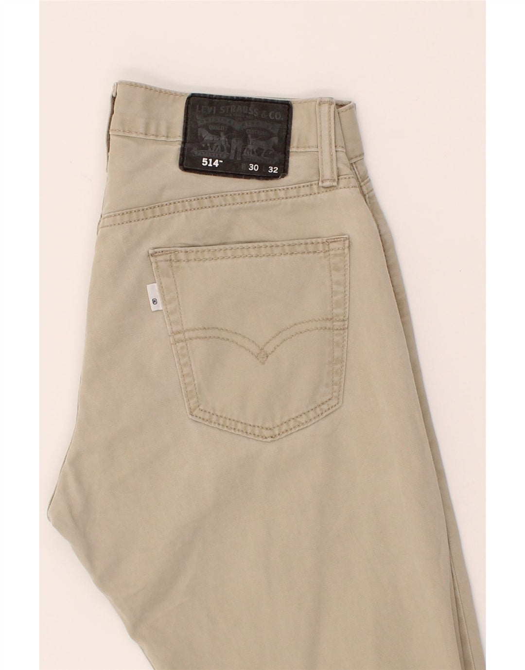 LEVI'S Jean Droit 514 Homme W30 L32 Coton Beige