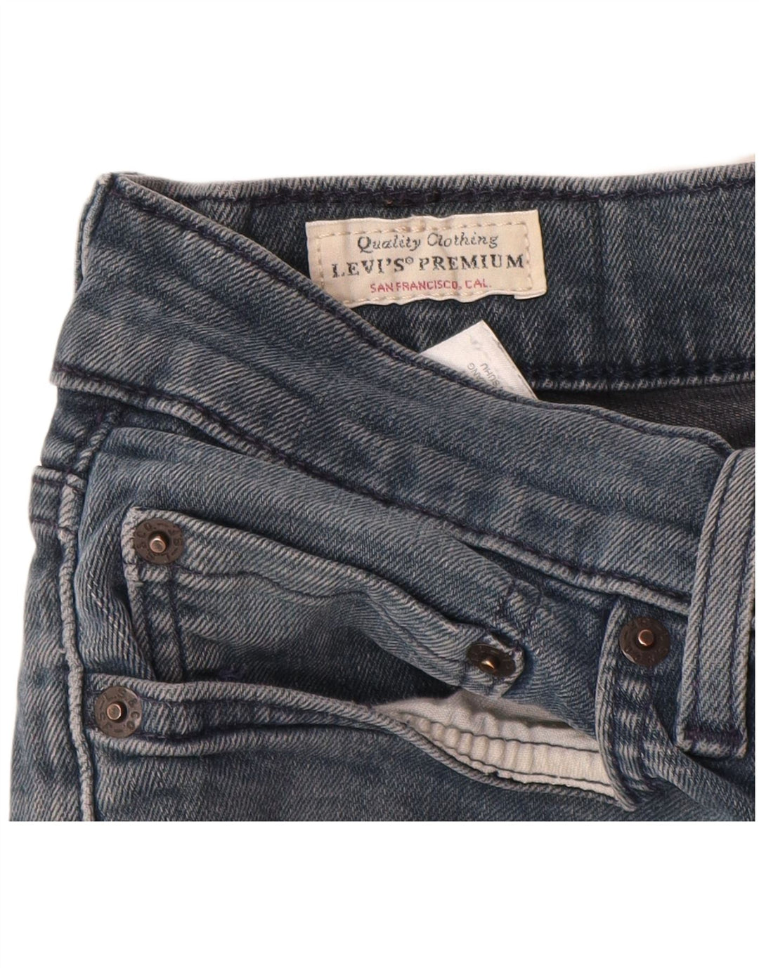 LEVI'S Jean Droit 514 Homme W30 L30 Bleu Coton