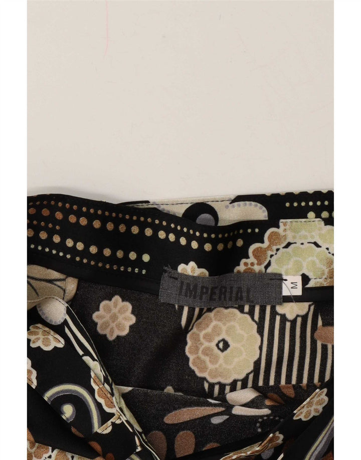 Imperial Jupe trapèze graphique pour femme Medium W28 Noir Floral