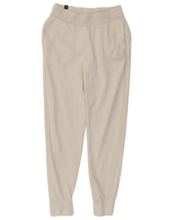 PUMA Pantalon de survêtement pour femme Pantalon de jogging UK 6 XS Blanc Coton