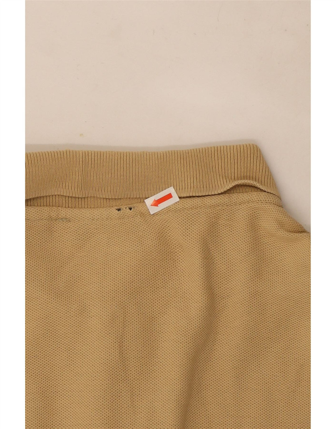 Fila Polo à Manches Longues Homme Beige Moyen Coton