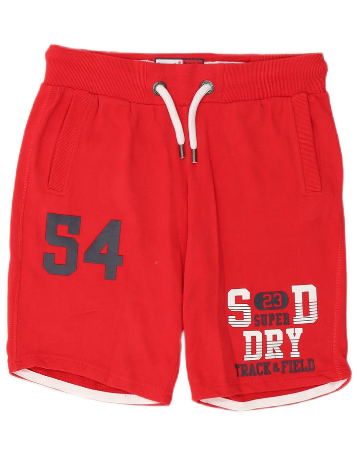 Superdry Short Graphic Sport Homme Rouge Large Coton