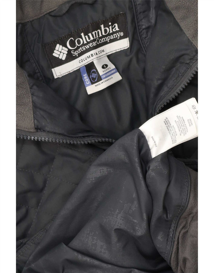 Columbia Veste matelassée pour femme UK 10 Small Gris Polyester