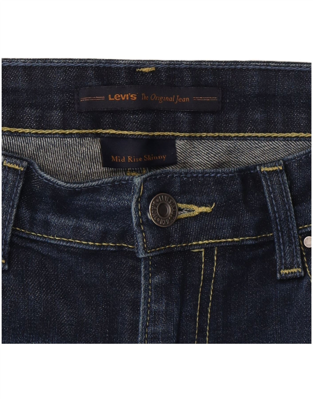 Levi's Jean Slim Femme US 8 Medium W30 L29 Bleu Marine Coton