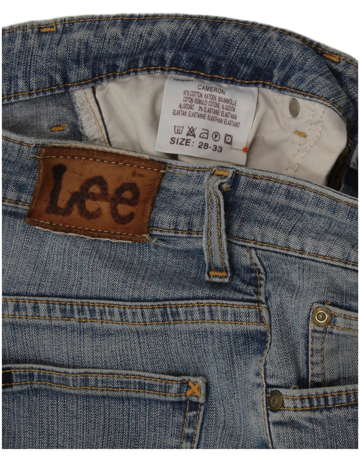 Lee Cameron Bootcut Jeans Femme W28 L33 Bleu Coton