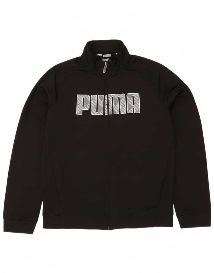 Puma Veste de survêtement graphique garçon 13-14 ans Noir Polyester