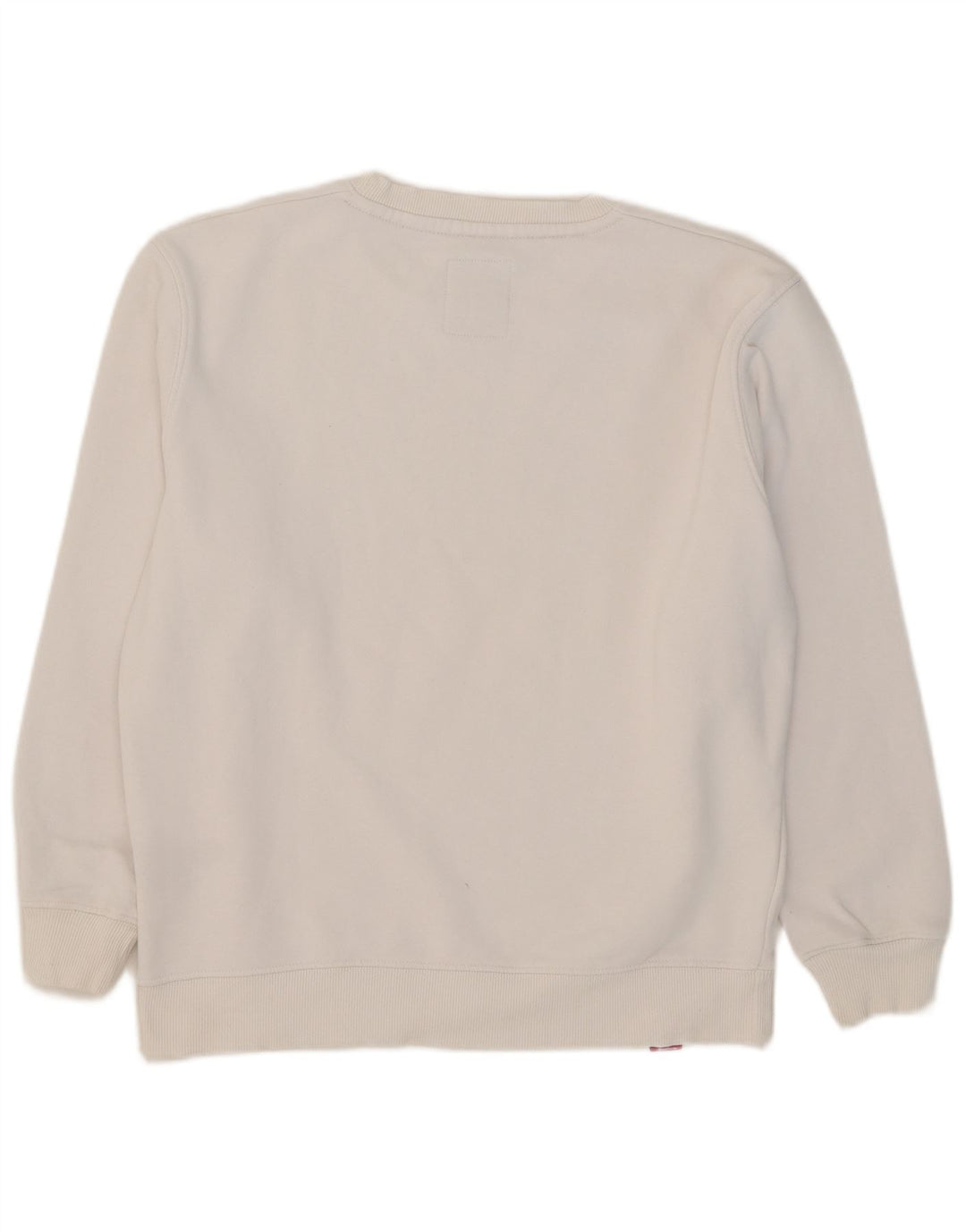Alpha Industries Sweat-Shirt Graphique Homme Blanc Moyen Coton