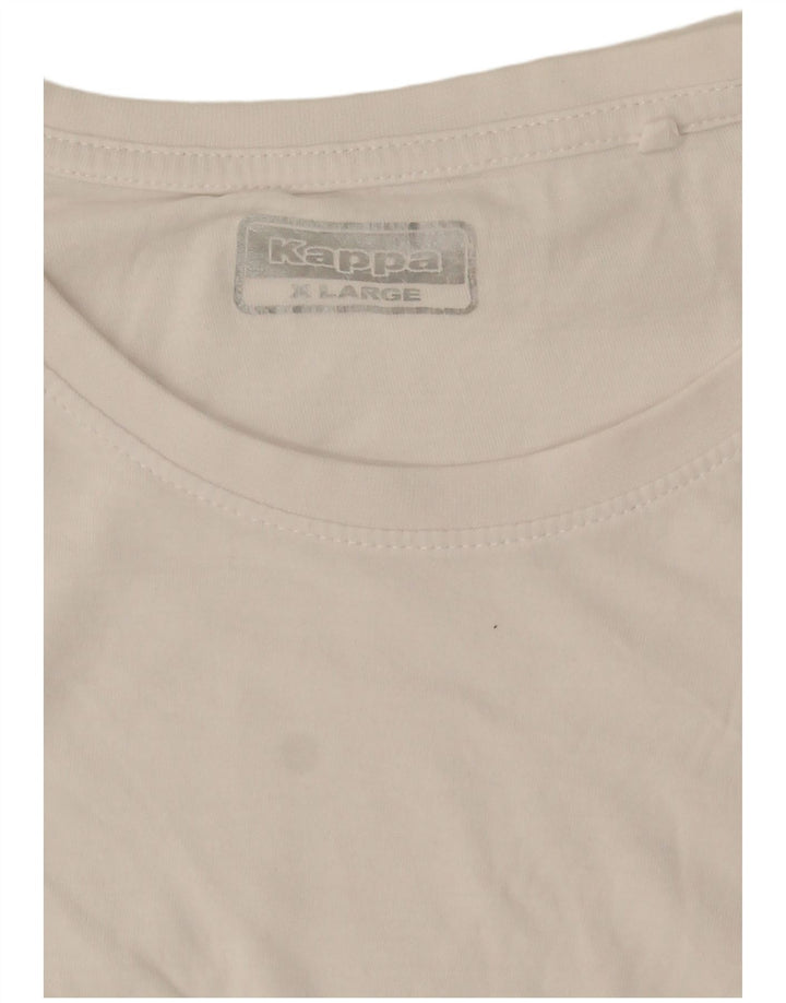 Kappa T-Shirt Homme Top XL Blanc