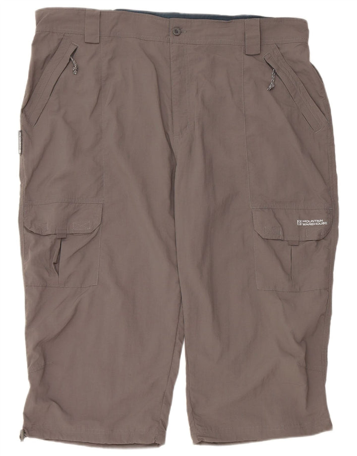 MOUNTAIN WAREHOUSE Bermuda Cargo Homme W42 2XL Nylon Gris
