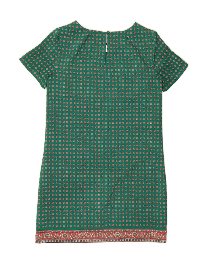 J. CREW Womens Shift Dress US 4 Small Green Floral Polyester Vintage J. Crew and Second-Hand J. Crew from Messina Hembry 