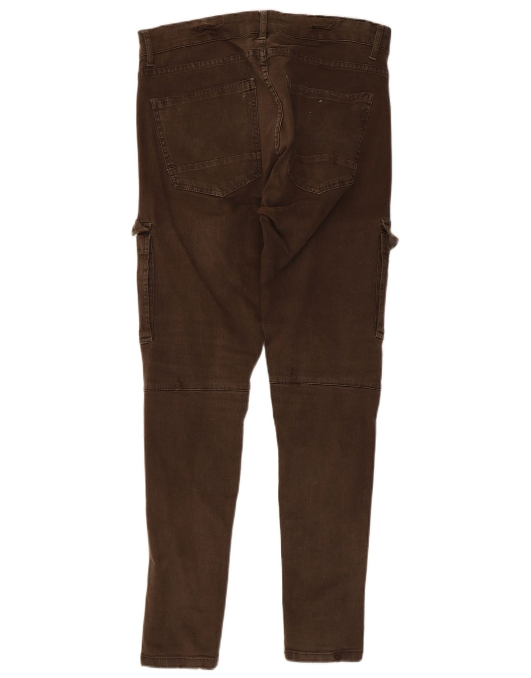 Zara Pantalon cargo slim pour homme EU 44 Large W34 L29 Kaki