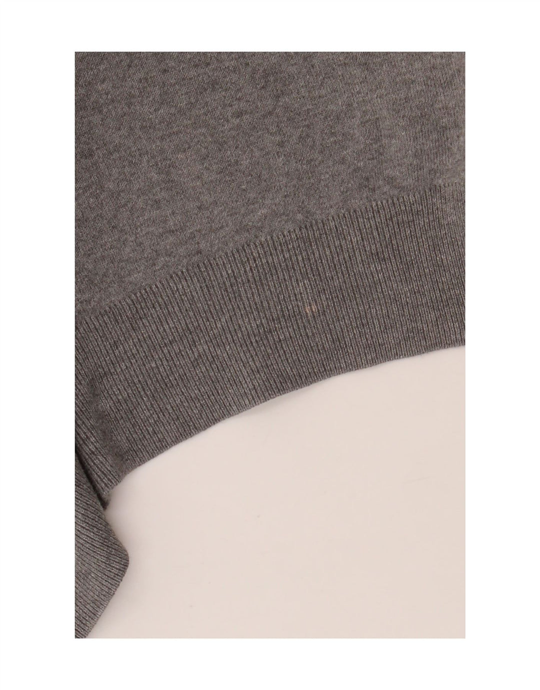 POLO RALPH LAUREN Pull Col V Homme Gris Moyen Coton