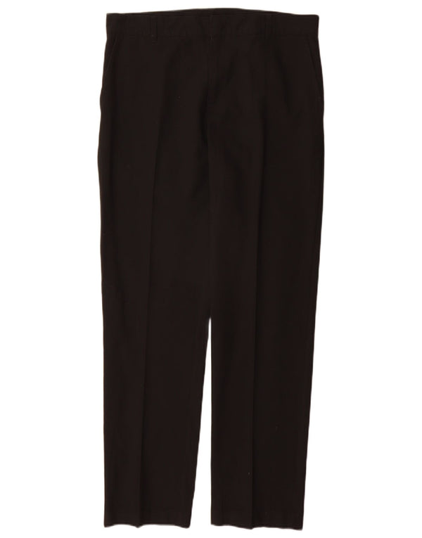 Marks & Spencer Pantalon de Costume Droit Garçon 15-16 Ans W32 L29 Noir