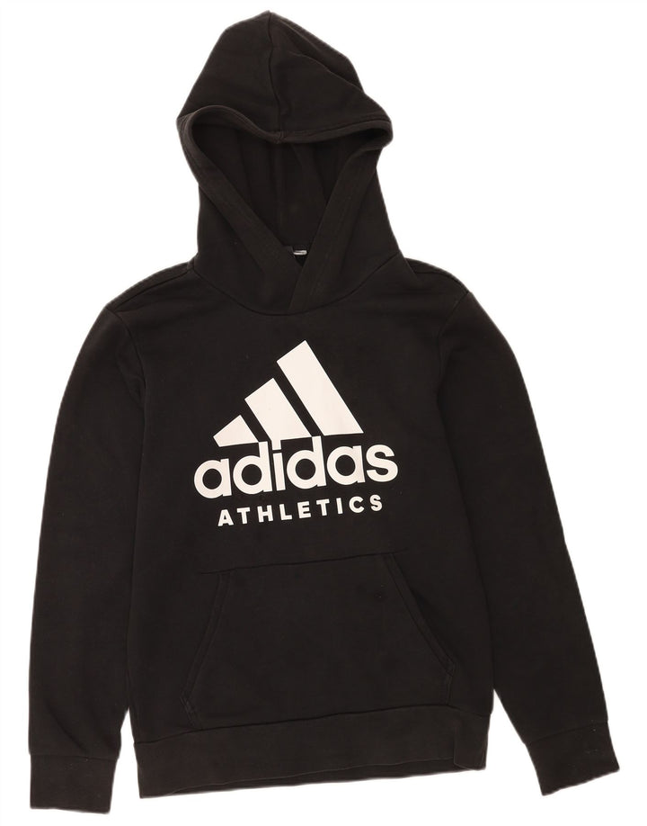 Adidas Pull à capuche graphique pour homme Petit Noir