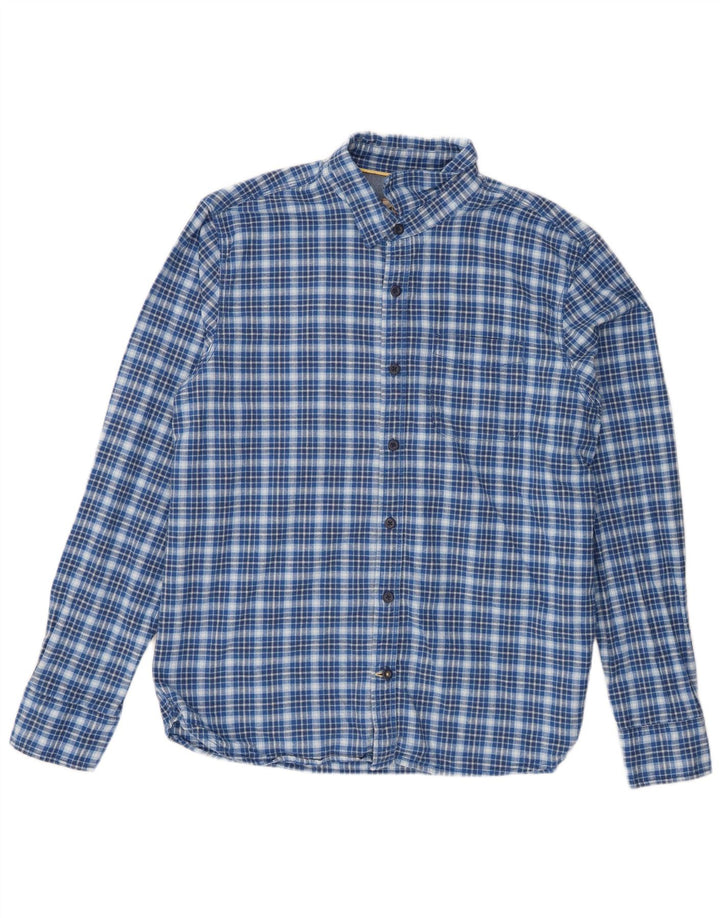 Chemise Homme Fat Face Grand Carreau Bleu Coton