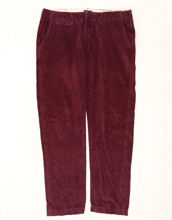 Levi's Pantalon droit en velours côtelé homme W34 L28 Coton bordeaux