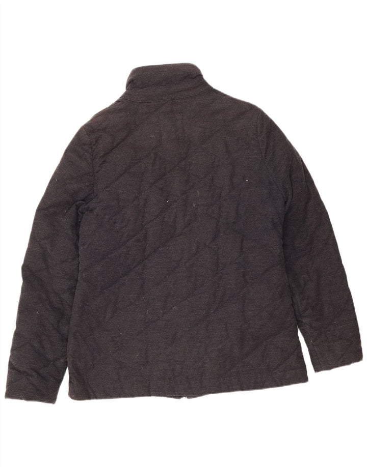 Crew Clothing Veste matelassée surdimensionnée pour femme UK 10 Petit coton noir