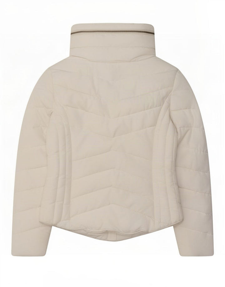 Zara Veste matelassée pour femme UK 14 Large Blanc