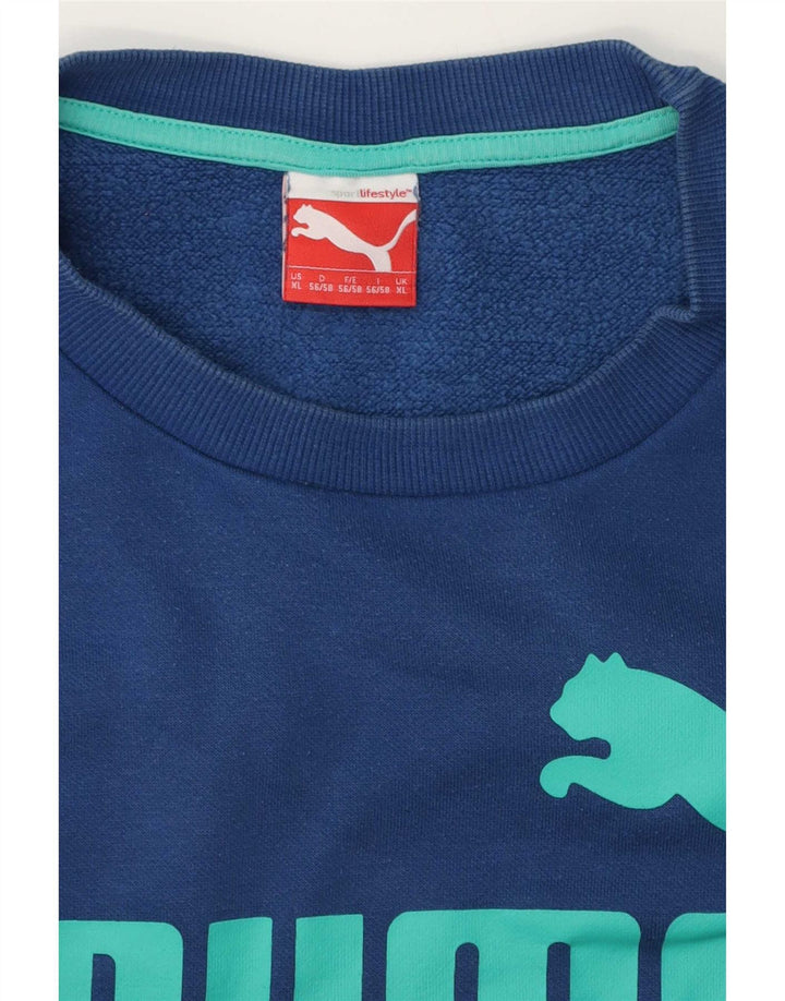 Puma Sweat-Shirt Graphique Homme XL Bleu