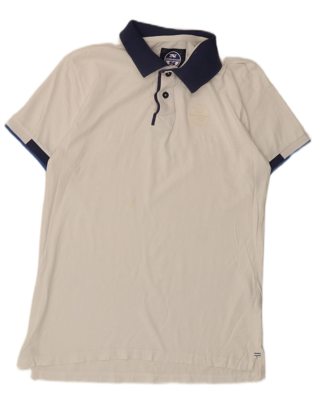 North Sails Polo Graphique Homme Blanc Moyen