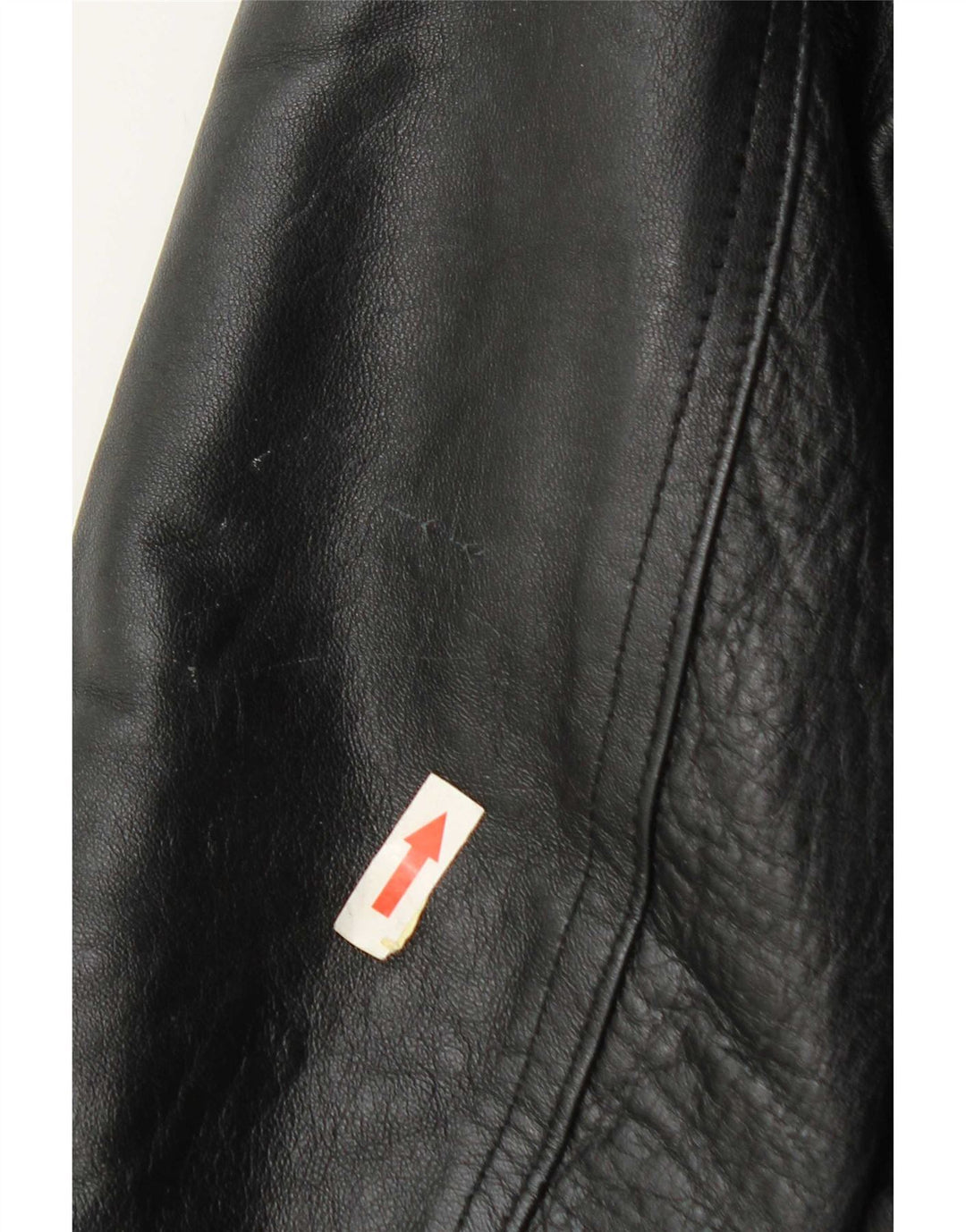 Regina Schrecker Veste en cuir pour femme UK 10 Petit Noir