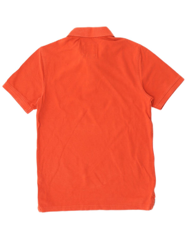 CREW CLOTHING Polo Homme Petit Orange Coton