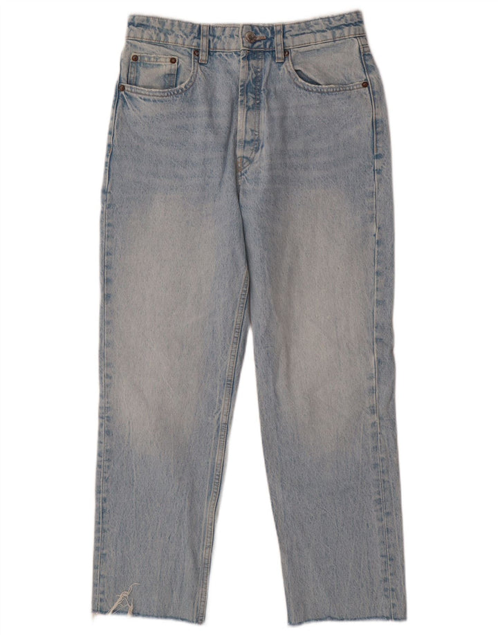 Jean court ZARA femme EU 38 petit W28 L25 coton bleu