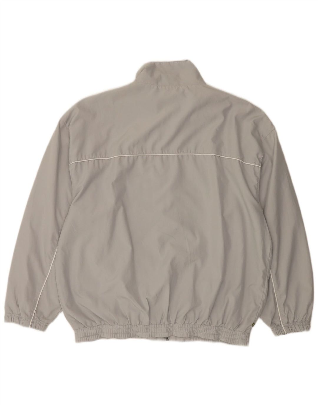 Reebok Veste de Survêtement Coupe Ample Homme Petit Gris Colorblock Polyester