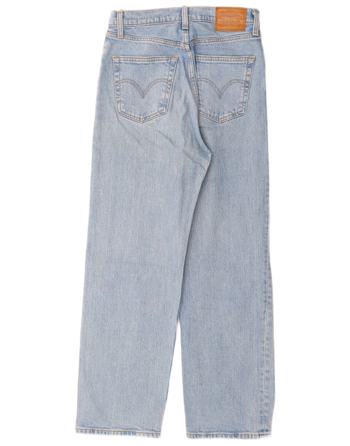 Levi's Jean Droit Femme Ribcage Distressed W26 L27 Bleu Coton