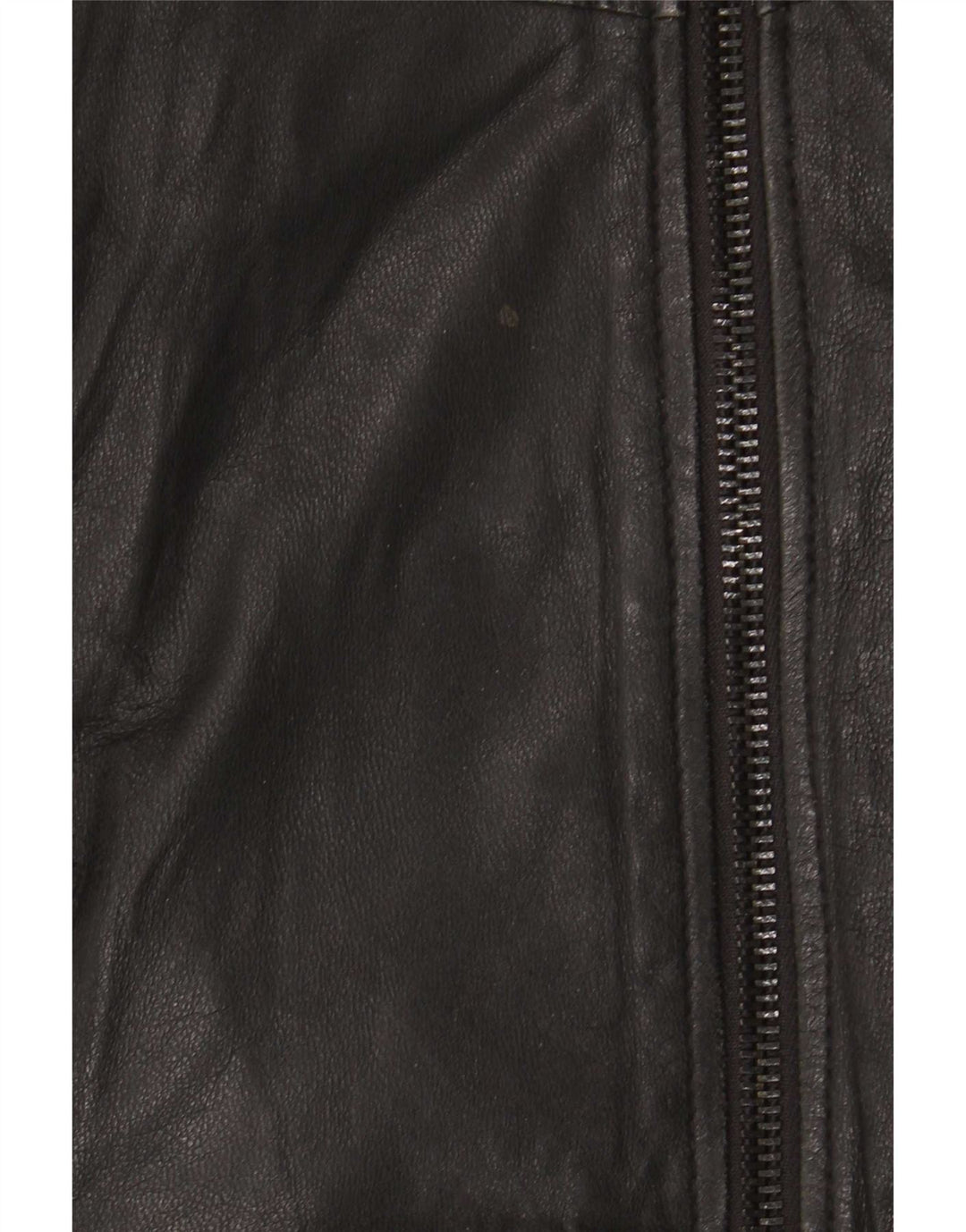 Replay Veste en cuir bomber pour homme UK 38 Cuir noir moyen