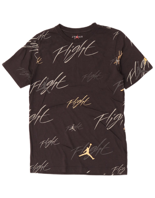 Jordan T-shirt graphique pour garçon 13-14 ans XL Noir Coton