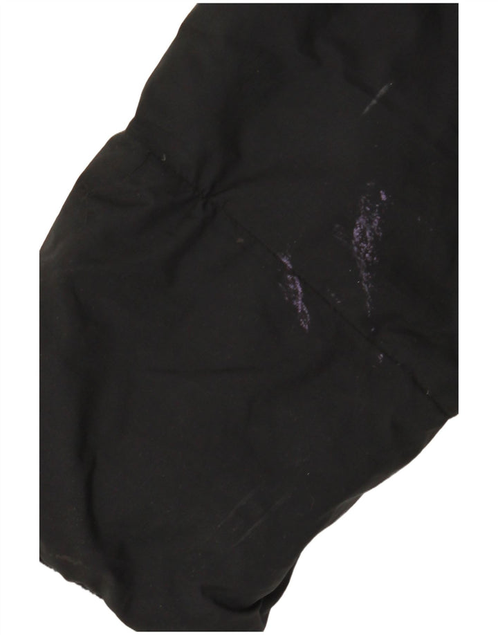 ADIDAS Veste matelassée à capuche surdimensionnée pour femme UK 10 Petit Noir Polyester