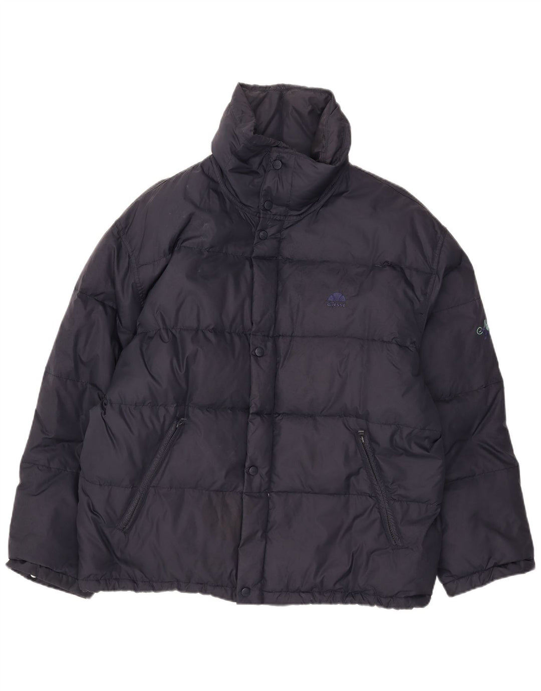 Ellesse Veste matelassée pour homme UK 42 XL Bleu marine
