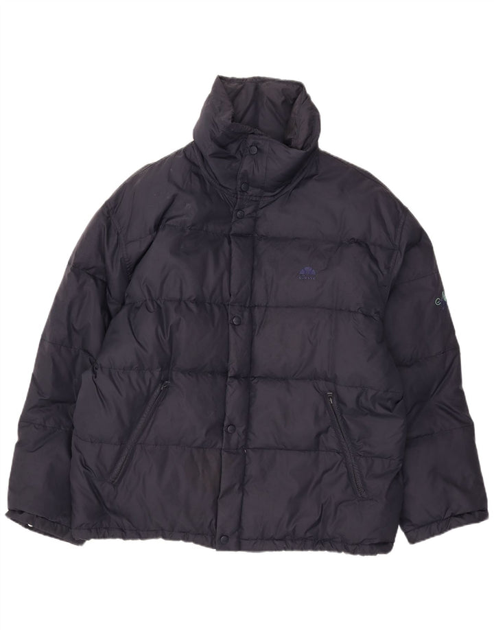 Ellesse Veste matelassée pour homme UK 42 XL Bleu marine