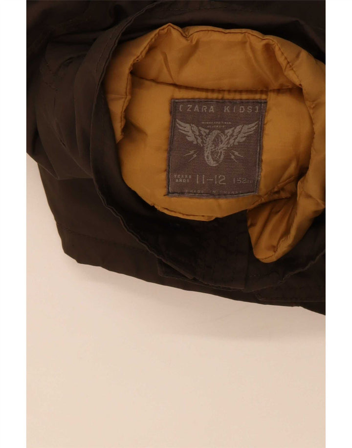 Veste Utility Zara Garçon 11-12 ans Nylon Marron