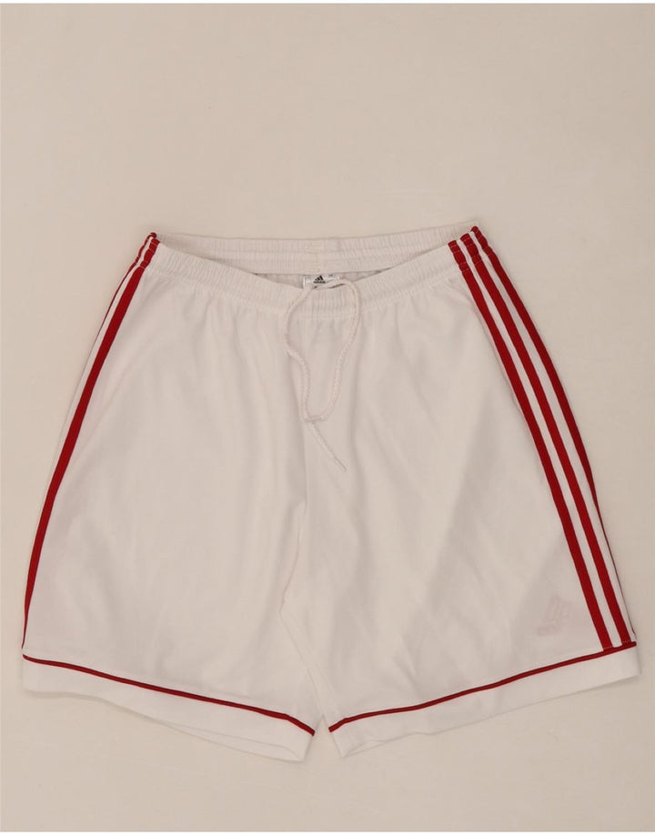 ADIDAS Mens Aeroready Sport Shorts Medium  White Polyester Vintage Adidas and Second-Hand Adidas from Messina Hembry 