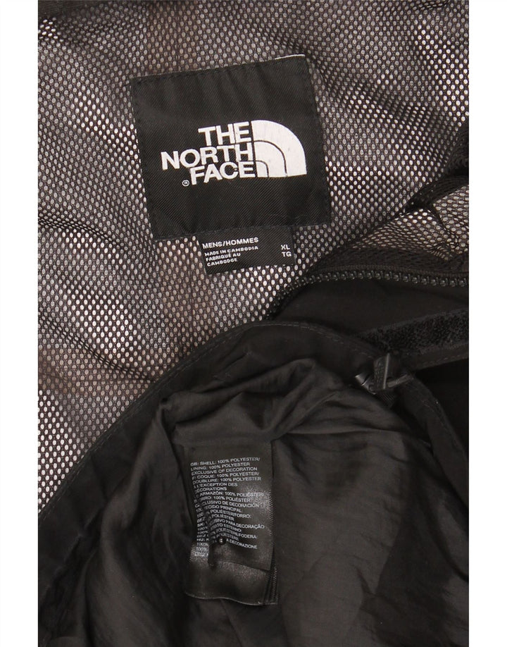 The North Face Veste de pluie à capuche pour homme UK 42 XL Noir Polyester