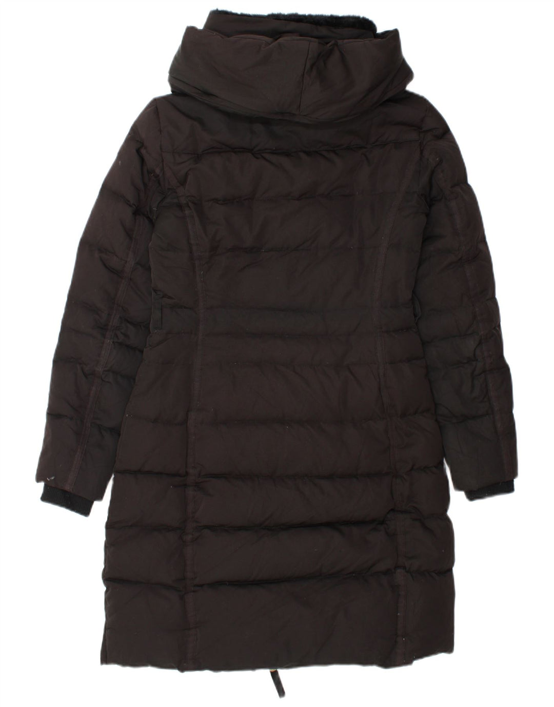 Zara Manteau rembourré pour femme UK 10 Small Noir Polyester