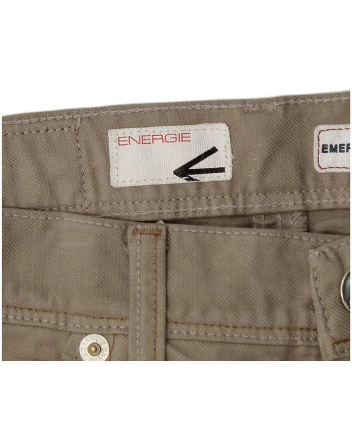 ENERGIE Pantalon décontracté droit Emerson W33 L32 en coton beige pour homme