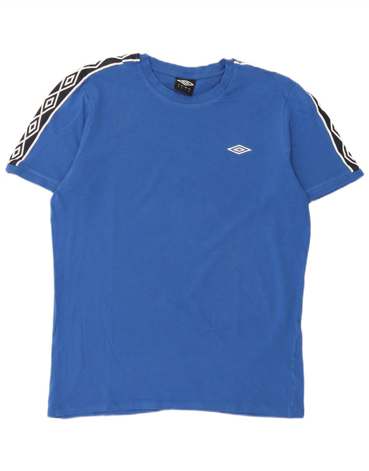 Umbro Tee-Shirt Graphique Homme Bleu Moyen Colourblock