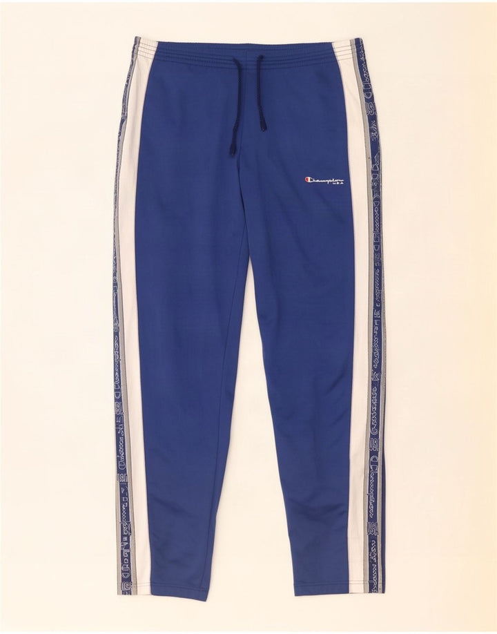 Champion Pantalon de Survêtement Graphique Homme XL Bleu Colorblock