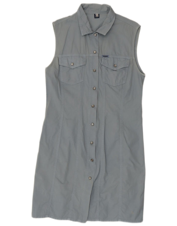 Robe chemise sans manches Colmar Femme IT 46 Grand Bleu Coton