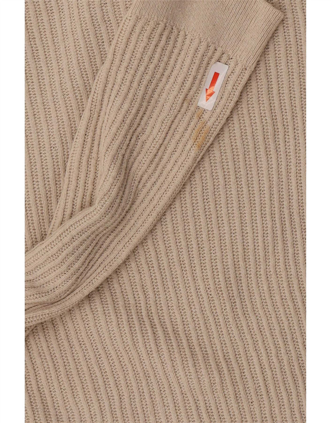 Zara Top Homme Manches Longues Beige Moyen